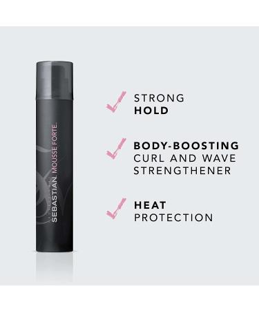 Sebastian Professional Mousse Forte 7 oz - Strong-Hold Styling Mousse - Buy Online on GoSupps.com
