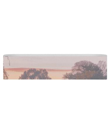 Resistance Bands Exercise Bands On The Calm Lake Printed Elastic Band Leg Bands Resistance Fitness Bands Fabric Resistance Bands
