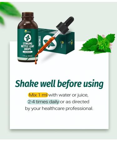 Organic KingHealth Stinging Nettle Extract Tincture - 98% Absorption, Vegan, Non-GMO - 1 fl oz - Buy Online on GoSupps.com