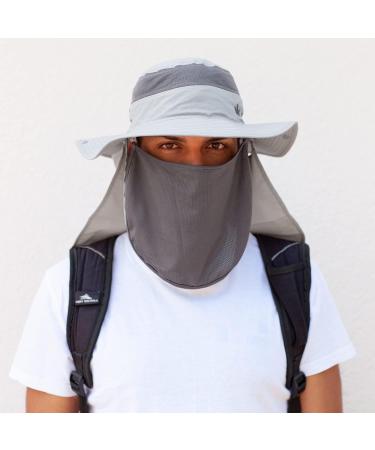 Buy The Friendly Swede UV Protection Sonnenhut - 2-Pack Safari & Fishing Hats for Men & Women | UPF 50 Gray with Neck Protection - Buy Online on GoSupps.com