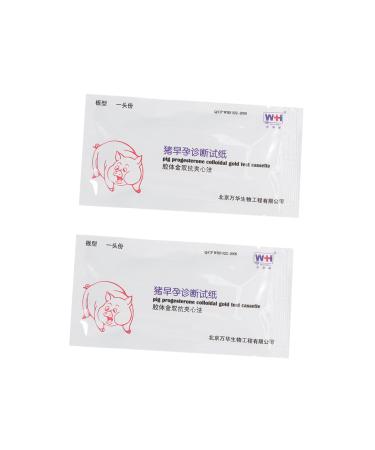 MAGICLULU 6 Pcs Pregnant Tester Livestock Testing Paper Farm Animal Test Paper Animal Pregnancy Test Tools Sow Early Pregnant Detection Paper Pregnancy Test Paper The Cow Plastic White Whitex3pcs 1 count (Pack of 1)