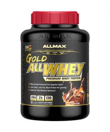 ALLMAX Nutrition Gold AllWhey 100% Premium Whey Protein Chocolate 5 lbs (2.27 kg)