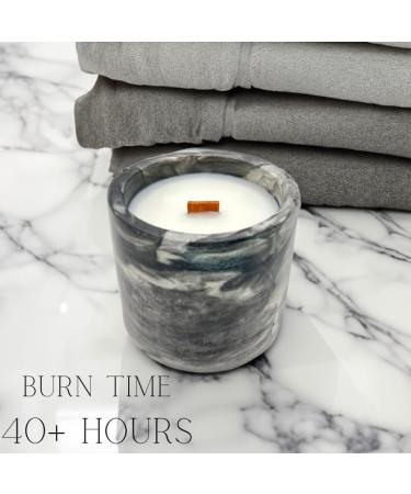 Fresh Linen Soy Candle - Handmade 4oz Non-Toxic Scented Candles | 35+ Hour Burn Time | Eco-Friendly Home Fragrance | Made in USA - Buy Online on GoSupps.com