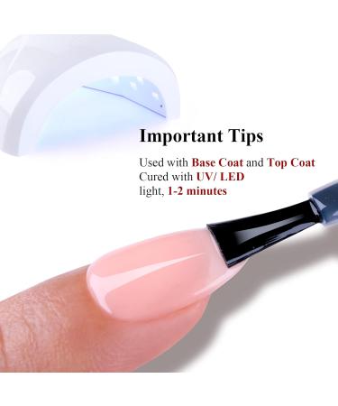 Ozzeal Jelly Gel Nail Polish 15ML Peachy Orange Jelly Neutral Nail Polish Gel Translucent Sheer Spring Summer Nail Gel Polish Soak off UV LED Light for Nail Art DIY Manicure Jelly-peachy Orange - Buy Online on GoSupps.com