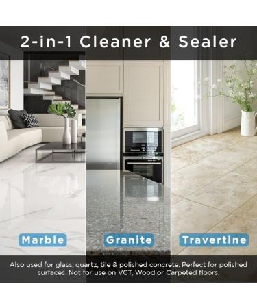Stone Pro Crystal Clean - 128 oz Surface Cleaner & Sealer Concentrate for International Shipping | Best Quality Gallon Cleaner - Buy Online on GoSupps.com
