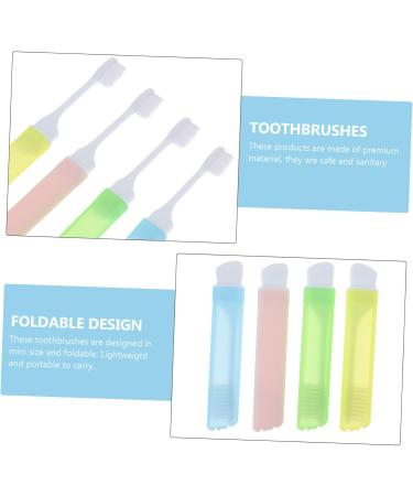 Shop Lurrose Children's Tools: 12-Pack Trip Toothbrushes - Soft Foldable Travel Brushes for Kids & Adults with Nylon Bristles - Buy Online on GoSupps.com