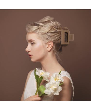 Heyu-Lotus 9 PCs Small Hair Claw Clips Set for Women - Matte Nonslip Square Flower Triangular Mini Clips for Thick, Fine, Medium, and Thin Hair - 2 Inch - Mixed Colors - Buy Online on GoSupps.com