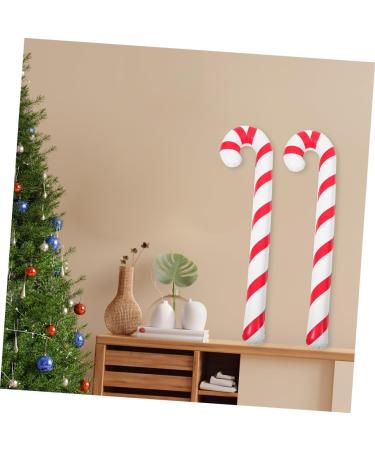 CIMAXIC 10pcs Inflatable Crutches Inflatable Candy Canes Christmas Balloon Pencil Candy Boxes Toys Joke Pvc - Buy Online on GoSupps.com