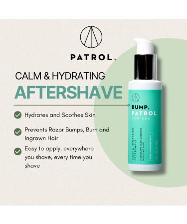 Bump Patrol For Her - Hydrating Aftershave for Women | Treat Razor Bumps Burn & Ingrown Hairs (2oz - Buy Online on GoSupps.com