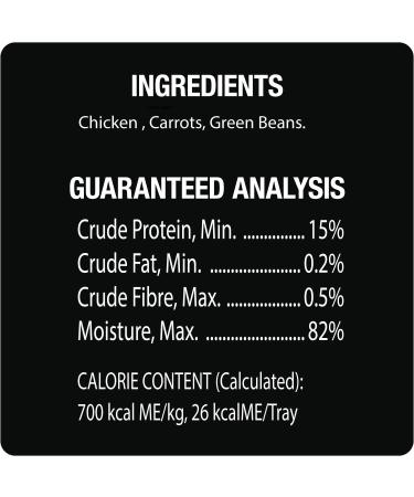 Cesar Simply Crafted Adult Wet Dog Food Chicken Carrots & Green Beans 37g Pack of 10 - Buy Online on GoSupps.com