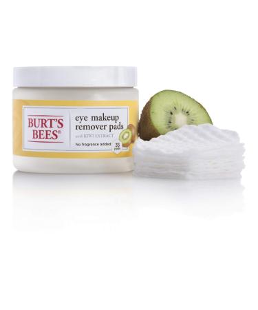 Burt's Bees Eye Makeup Remover Pads 35 Count - Gentle & Effective Removal (Pack of 1) - Buy Online on GoSupps.com