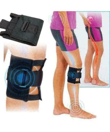 Ongol Sciatica Relief Knee Brace with Magnetic Support Bandage - Instant Pain Relief & Acupressure System (1 ITEM) - Buy Online on GoSupps.com