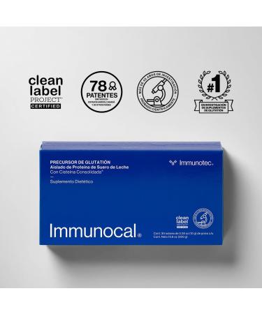 Immunocal Glutathione Precursor Whey Protein Isolate Immune Support Master Antioxidant Detox Cleanse + Brain Health | Fat-Free Sugar-Free Lactose-Intolerant Friendly | 30 Servings | Canada Only - Buy Online on GoSupps.com