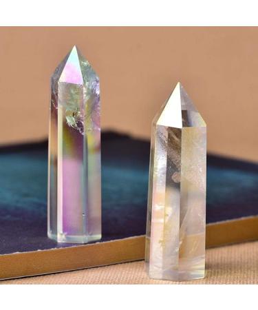 Natural Tiger Eye Crystal Hexagon Point - 70-80mm Healing Stone Wand | Unique Home Decor & Gift - Buy Online on GoSupps.com