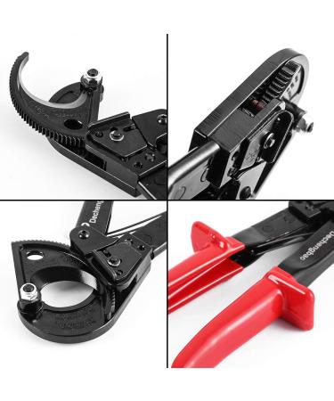 Cable Cutter HS325A - Heavy Duty Aluminum Copper Ratchet Cable Cutter | Up to 240mm Cutting Capacity - Ratcheting Wire & Cable Cutter (HS325A) - Buy Online on GoSupps.com