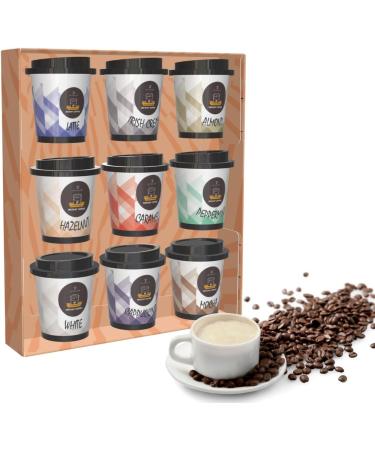 Coffee Gifts For Women - Instant Coffee Gift Set 9 Pack Coffee Travel Cup Mens Gifts For Christmas Coffee Selection Gift Set for Coffee Lovers Christmas Gifts For Women & Men - Buy Online on GoSupps.com