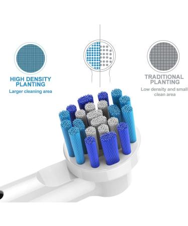 12 Pack of Compatible White Clean Replacement Toothbrush Heads for Oral-B Electric Toothbrushes - Fits Oral-B 7000/Pro 1000/9600/5000/3000/8000 - Buy Online on GoSupps.com