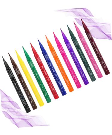 POPETPOP 24 Pcs Eyeliner Pencil Eyeline Liquid Pencil Waterproof Liquid Eyeliner Set Makeup Matte 1 count (Pack of 1) As Shownx2pcs - Buy Online on GoSupps.com