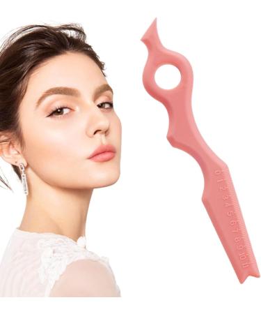 Eyeliner Stencils Eyebrow and Eyelash Applicator Stencil Tool | Portable Silicone Eyeliner Stencils Ruler and Applicator Tool for Beginners Eyelash Fulenyi Pink - Buy Online on GoSupps.com