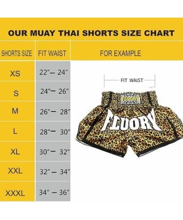 FLUORY Muay Thai Shorts in Various Sizes and Colors - Boxing Shorts for Men, Women, and Kids - Buy Online on GoSupps.com