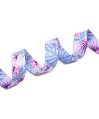 Suredoo Adjustable Dog Collar - Soft Nylon for Small & Medium Dogs - Purple Flowers (L 38-63 cm) - Buy Online on GoSupps.com