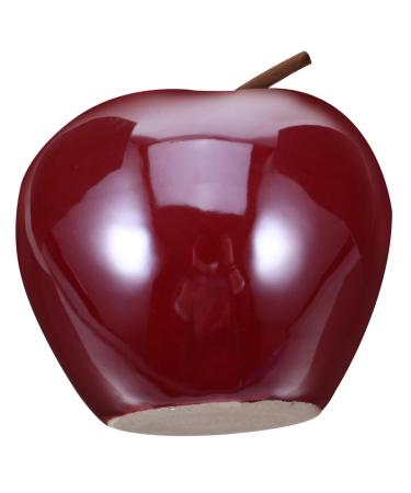 ABOOFAN Home Decor Fruit Model Apple Decorations Decorative Small Apple Lifelike Apple Craft Xmas Themed Apple Decor Ceramic Apple Decoration Ceramic Apple Ornament Ceramics Crafts