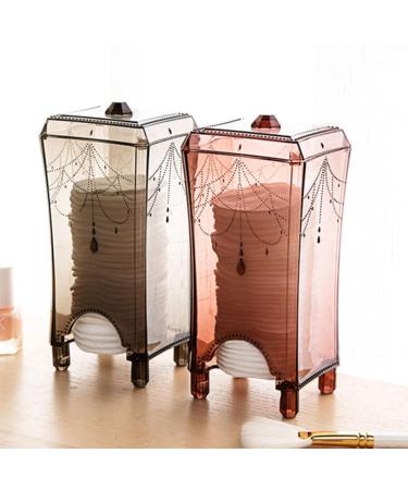 minkissy 1pc Cotton Pad Organizer Storage Containers Square Storage Container Cosmetic Cotton Box Desktop - Buy Online on GoSupps.com
