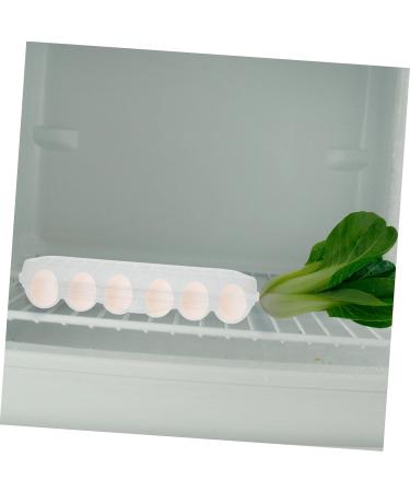 Zerodeko 2pcs Egg Preservation Box Fridge Refrigerator Eggs Egg Holder Dispenser Egg Plate re-usable - Buy Online on GoSupps.com