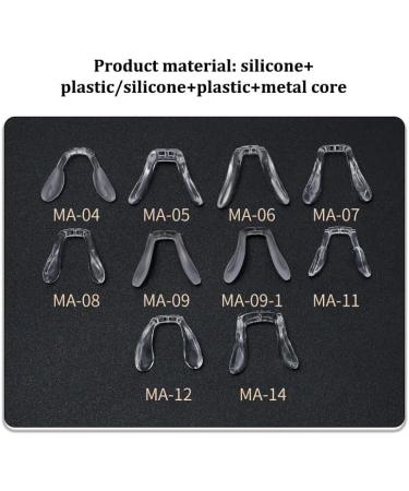 AOYEAH Non-Slip Eyeglass Nose Pads - One-Piece Clip for Saddle Bridges - International Shipping Available - Buy Online on GoSupps.com