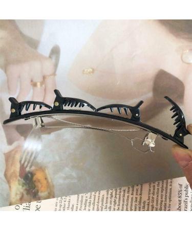 4PC Double Layer Twist Plait Headband Hair Tools Fashion Fixed hair Hairdressing Women girls Styling Clip Twist Barrettes Double Bangs Hairstyle Hairpin Doul Layer Hair Clips (Set1) - Buy Online on GoSupps.com