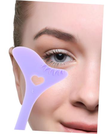 DRESSOOS Eyeliner Stencils Eyeliner Stamp Eyeshadow Applicators Eyeliner Pencil Eyelash Stencil Eyelashes Protection 12.00X6.00X0.50CM Purple - Buy Online on GoSupps.com