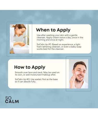 Azelaic Acid 10% - SoCalm Rosacea Relief for Face | Reduce Redness & Acne | Soothing Solution for All Skin Types - Buy Online on GoSupps.com