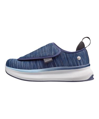 Women s Extra Wide Comfort Shoes with Easy Closures for Adjustable Fit 8 X-Wide Multi Blue