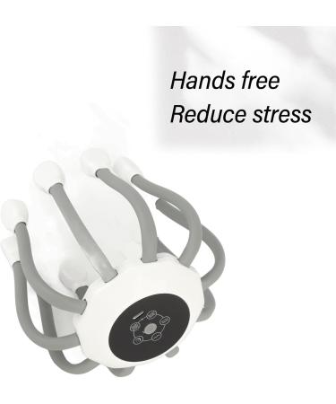 Premium Wireless Electric Head Massage Device - LED Vibration & Automatic Scalp Relief - Buy Online on GoSupps.com