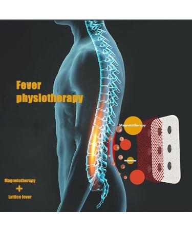 Self-Warming Tourmaline Lumbar Support Belt with 21 Magnets - Pain Relief & Comfort for Back Support - Buy Online on GoSupps.com
