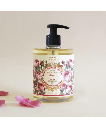 Panier des Sens Rose Foaming Marseille Soap Hand Wash 16.9 Fl.oz - Made in France - Buy Online on GoSupps.com