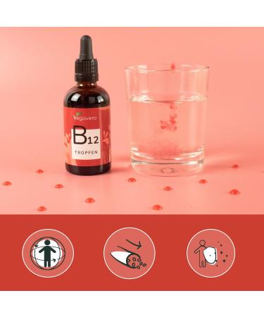 Vegan Vitamin B12 Liquid | 60ml (4 Month Supply) | Methylcobalamin & Adenosylcobalamin | Lab-Tested | Made in UK - Buy Online on GoSupps.com
