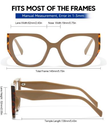 Fashion Blue Light Blocking Glasses for Women - Stylish Square Khaki Frame for Computer TV & Gaming - Buy Online on GoSupps.com