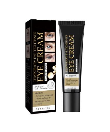 Temporary Firming Eye Cream  Instant Eye Tightener to Minimize the Appearance of Under-eye Puffiness  Fine Lines  Deep Wrinkles and Dark Circles  Firm and Smooth That Delicate Skin Under Your Eyes