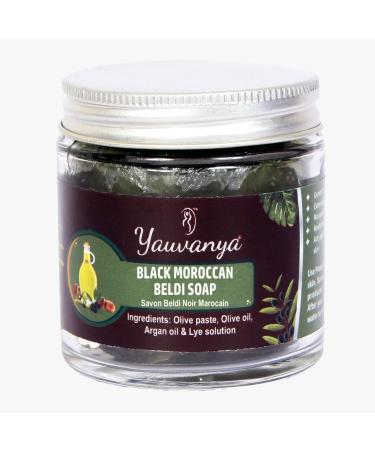 Yauvanya Black Moroccan Beldi Soap - 100 gms