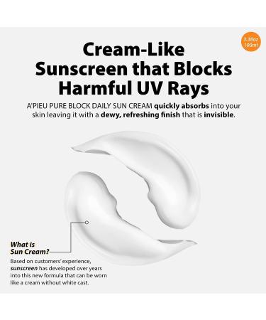  ZEESOON Pure Block Daily Sunscreen SPF45/PA+++ Non-greasy Korean sunscreen without white cast 100 ml - Buy Online on GoSupps.com