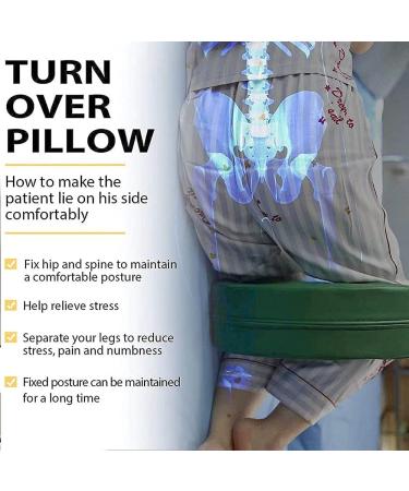 Turning Device for bedridden Patients U-Shaped Nursing Device Auxiliary PU Skin Turner for paralyzed bedridden Patients Suitable for bedridden Patients or The Elderly (Green) - Buy Online on GoSupps.com