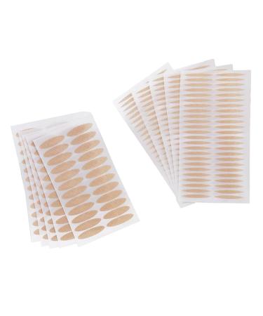 240Pairs(120Pairs Slim+120 Pairs Wide) Lace Style Natural Invisible Single Sided Double Eyelid Tape Self-Adhesive Eyelid Stickers Instant Eye Lift Strips With Y Fork for Hooded Mono-eyelid(Skin Color)