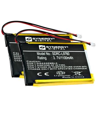 Synergy Digital Remote Control Batteries Compatible with RTI ATB-1200 Remote Control (Li-ion 3.7V 1100mAh) Replacement for RTI ATB-1200 Battery combo-pack includes: 2 x SDRC-L9760 Batteries