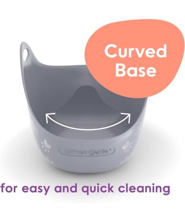 Litter Genie Cat Litter Box | Made with Flexible Soft Plastic | Features High-Walls and Handles for Privacy and Portability | Compatible with The Litter Genie and LitterLocker Litter Box Hood. - Buy Online on GoSupps.com
