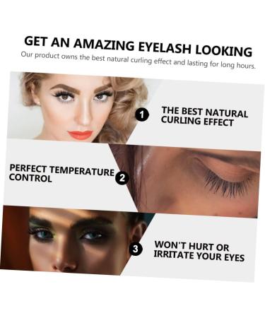 FOMIYES 3pcs Eyelash Curler Set - Heated Lash Curler Eyelash Brush & Clips for Perfect Curls | USB Rechargeable Mini Lash Kit - Buy Online on GoSupps.com
