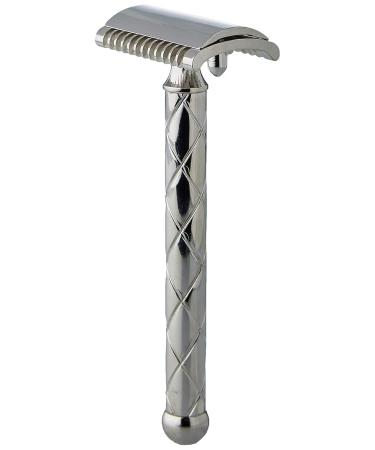 Fatip Classic Retro Nickel Plated Open Comb Razor - Large 1 Piece | Best International Shipping - Buy Online on GoSupps.com