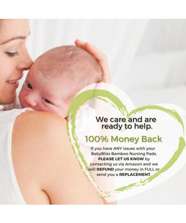 Organic Bamboo Nursing Breast Pads - 14 Washable Pads with Storage Bags - Reusable Nipplecovers for Breastfeeding - Extra Large Size - Buy Online on GoSupps.com