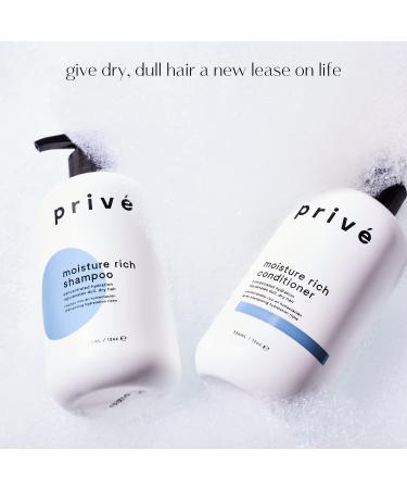 Priv Moisture Rich Shampoo - Deep Moisturizing Shampoo for Dry & Lifeless Hair 12oz - Buy Online on GoSupps.com