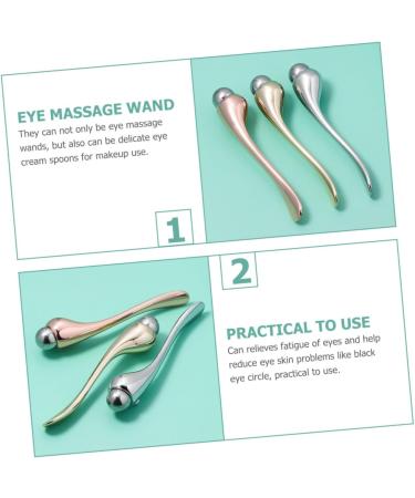 Angoily 2pi ces Massage Pour Yeux Outils De Pour Rides Massage nergisant Avec Design Ergonomique or Et - Buy Online on GoSupps.com